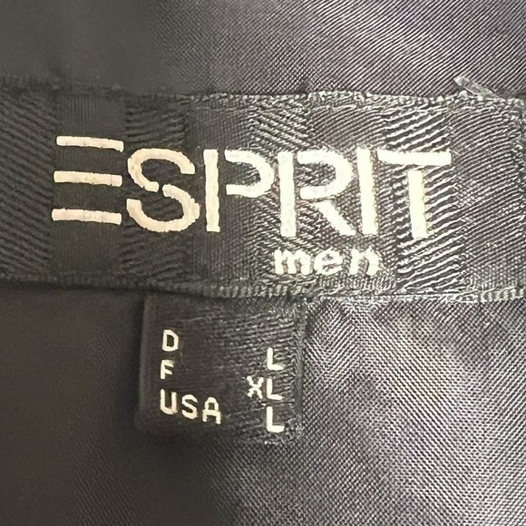 Esprit Men Equipment Arctic Black Button Puffer Down Feather Vest  Size L - Picture 3 of 13